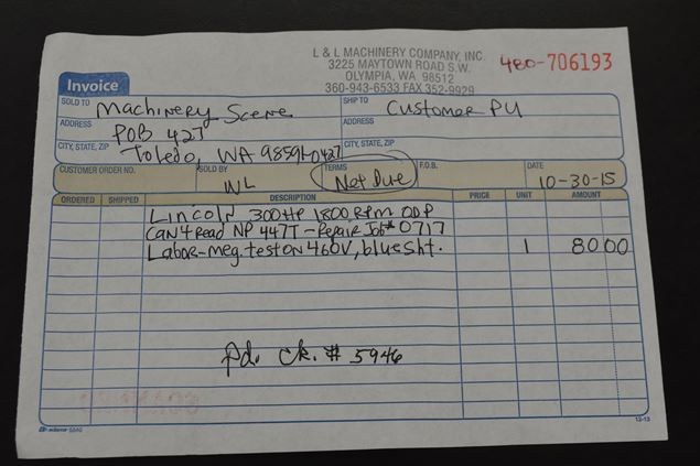 Lincoln 300HP open drip electric motor Electrical